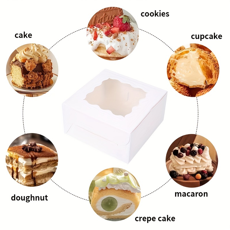 10Pcs Kraft Paper Cake Candy B - Wedding Supply.Box reseña y precio
