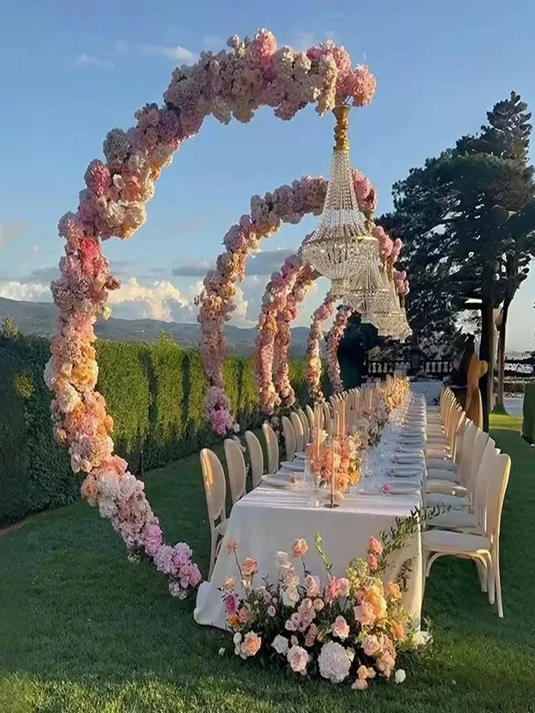Metal Arch Drape with Suspend  - Wedding/Event Supply Store reseña y precio