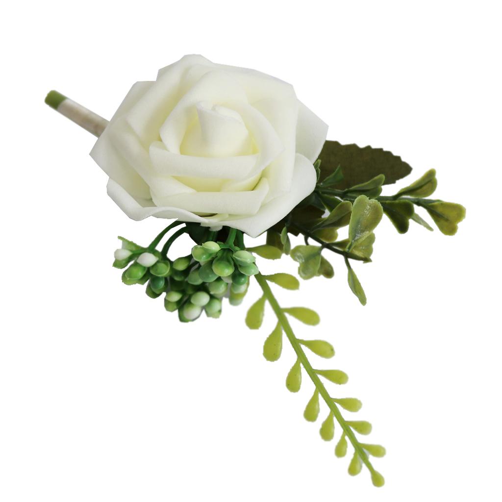 Bride Corsage PE Rose Flower B - Wedding Ceremony Supply reseña y precio