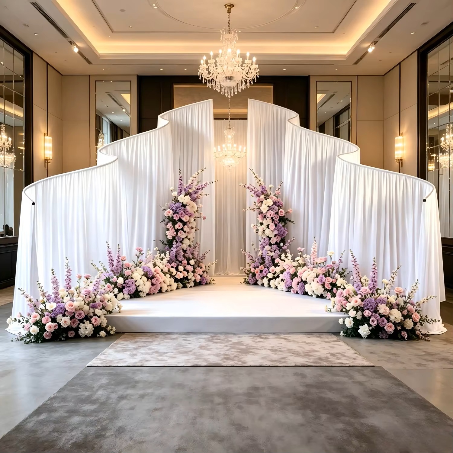 Wave Shape Metal Iron Arch Sta - Wedding/Event Supply Store reseña y precio