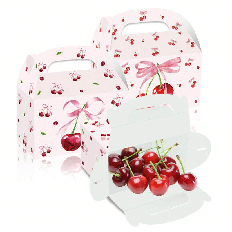 4/8pcs Cherry Birthday Gift Bo - Wedding Supply.Box reseña y precio