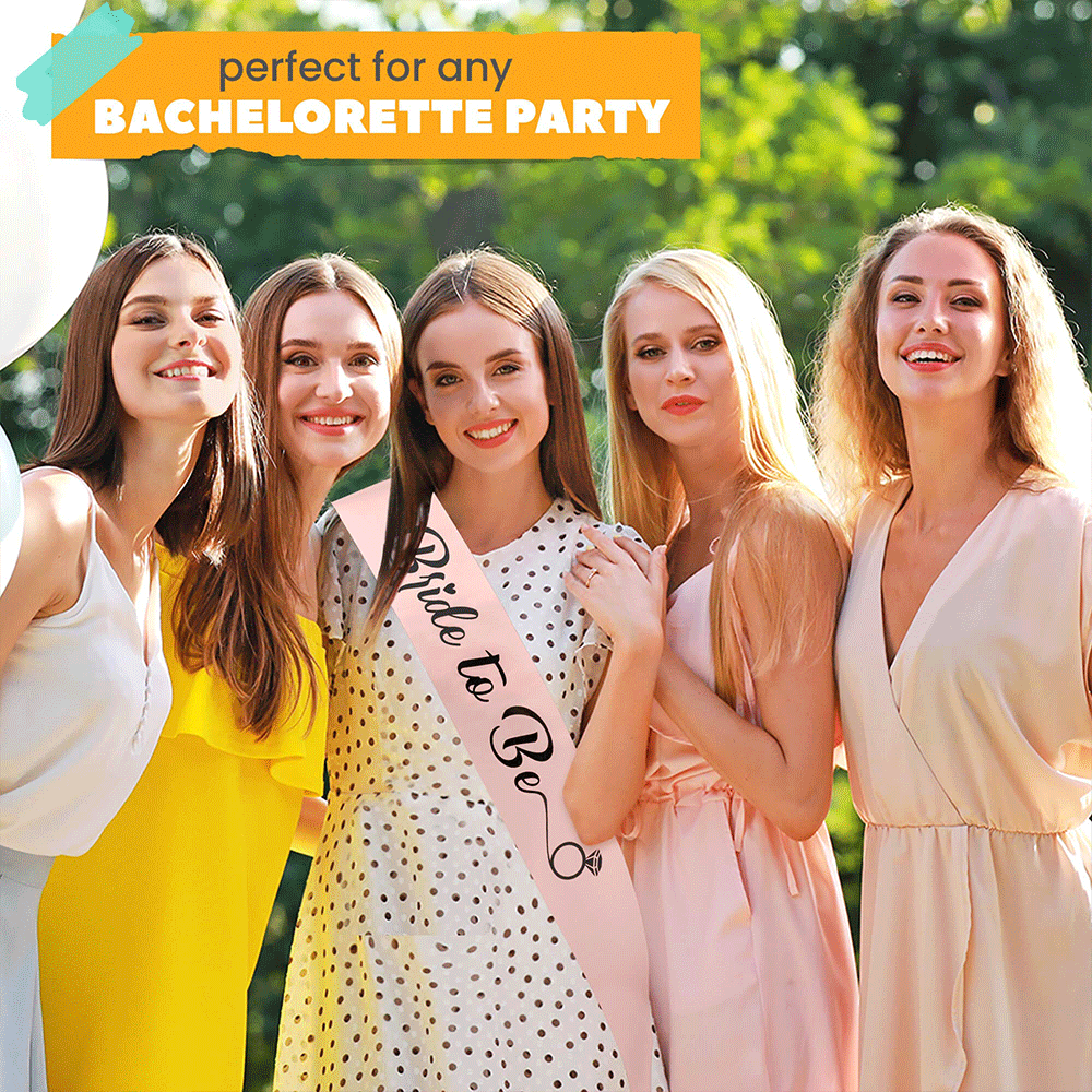 Bride to Be Bachelorette Party - Bride Tribe Sash reseña y precio