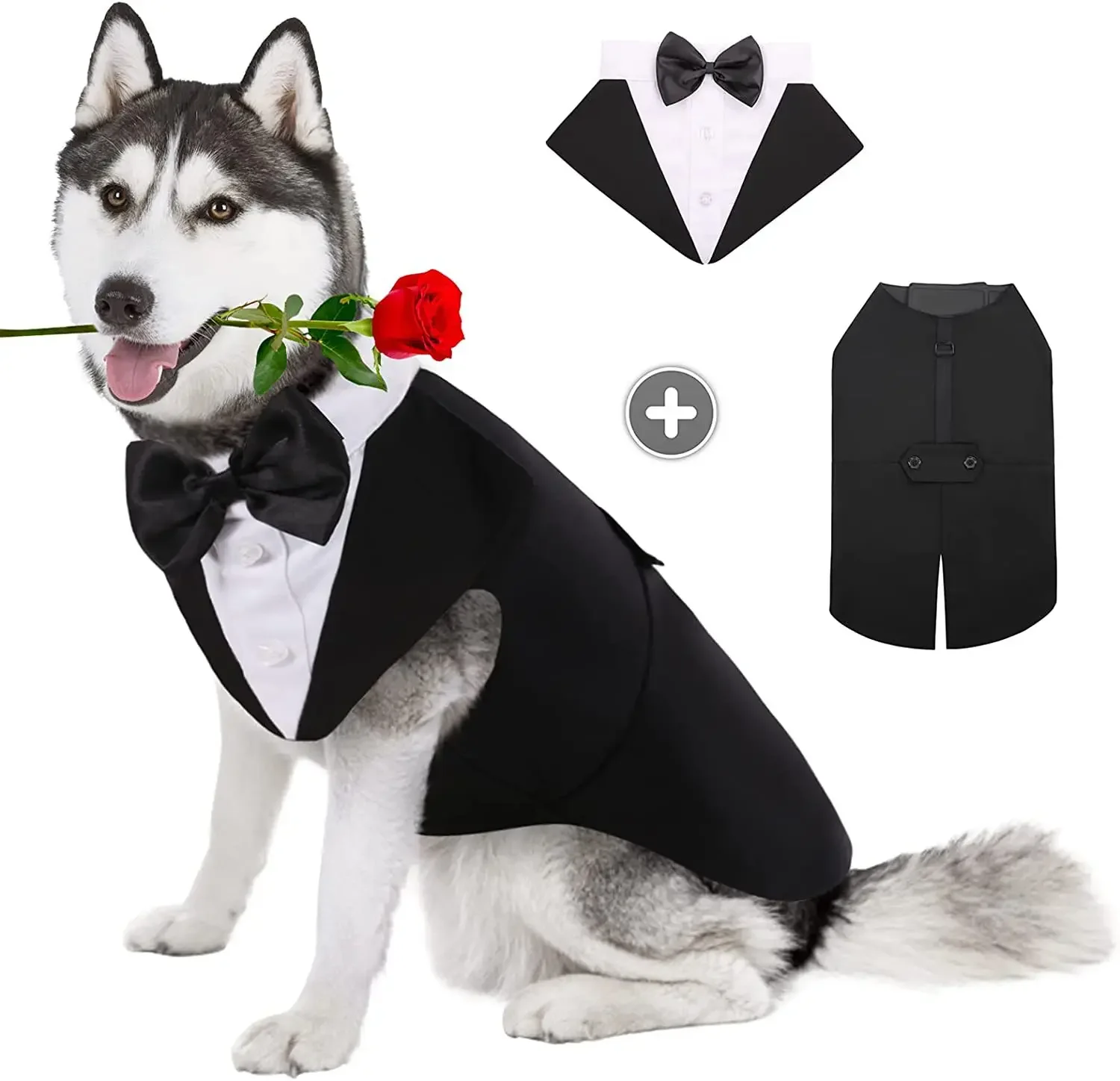 Pet Dog Clothes Fashion Party  - Suitsupply Wedding Tuxedo reseña y precio