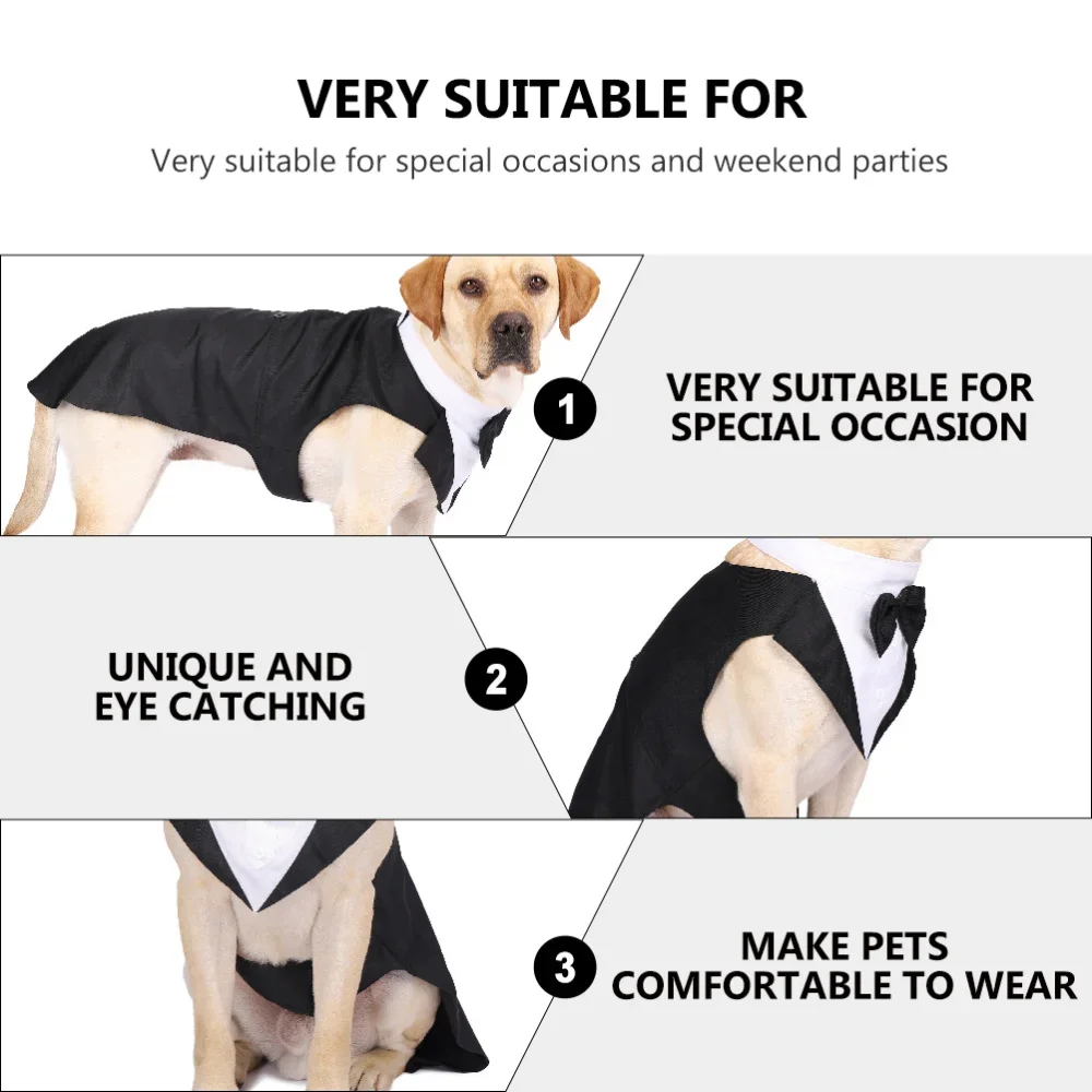 Pet Dog Clothes Fashion Party  - Suitsupply Wedding Tuxedo reseña y precio