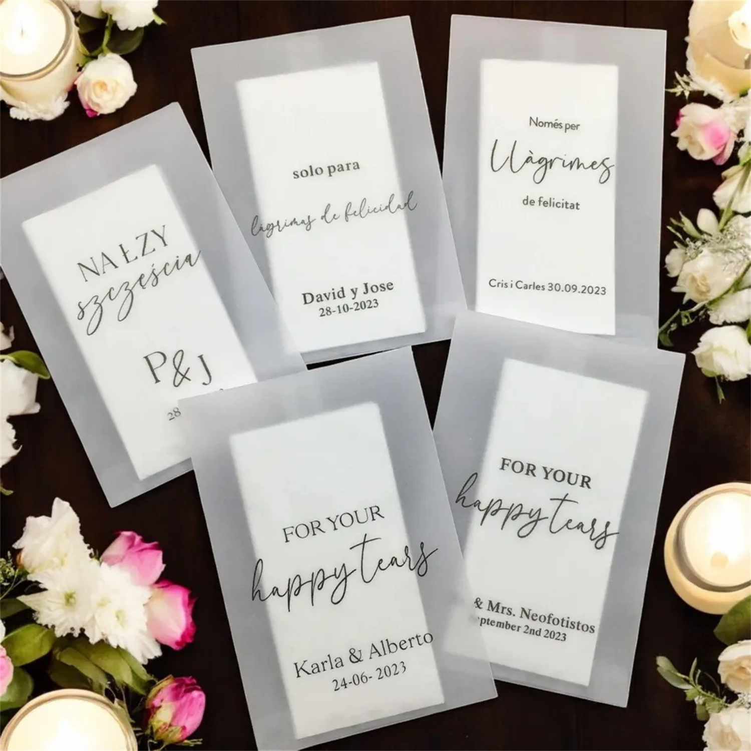 Custom Names Wedding Tears Tis - Wedding Ceremony Supply reseña y precio