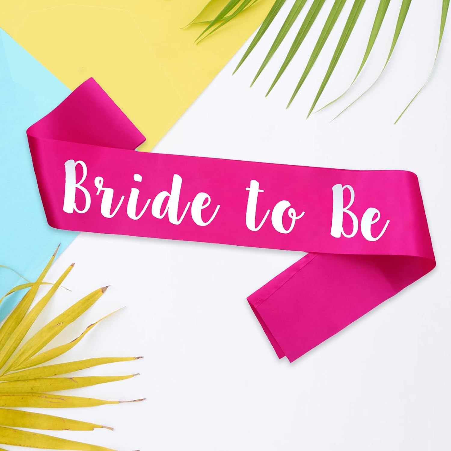 Bride To Be Hot Pink Sash Bach - Wedding Ceremony Supply reseña y precio