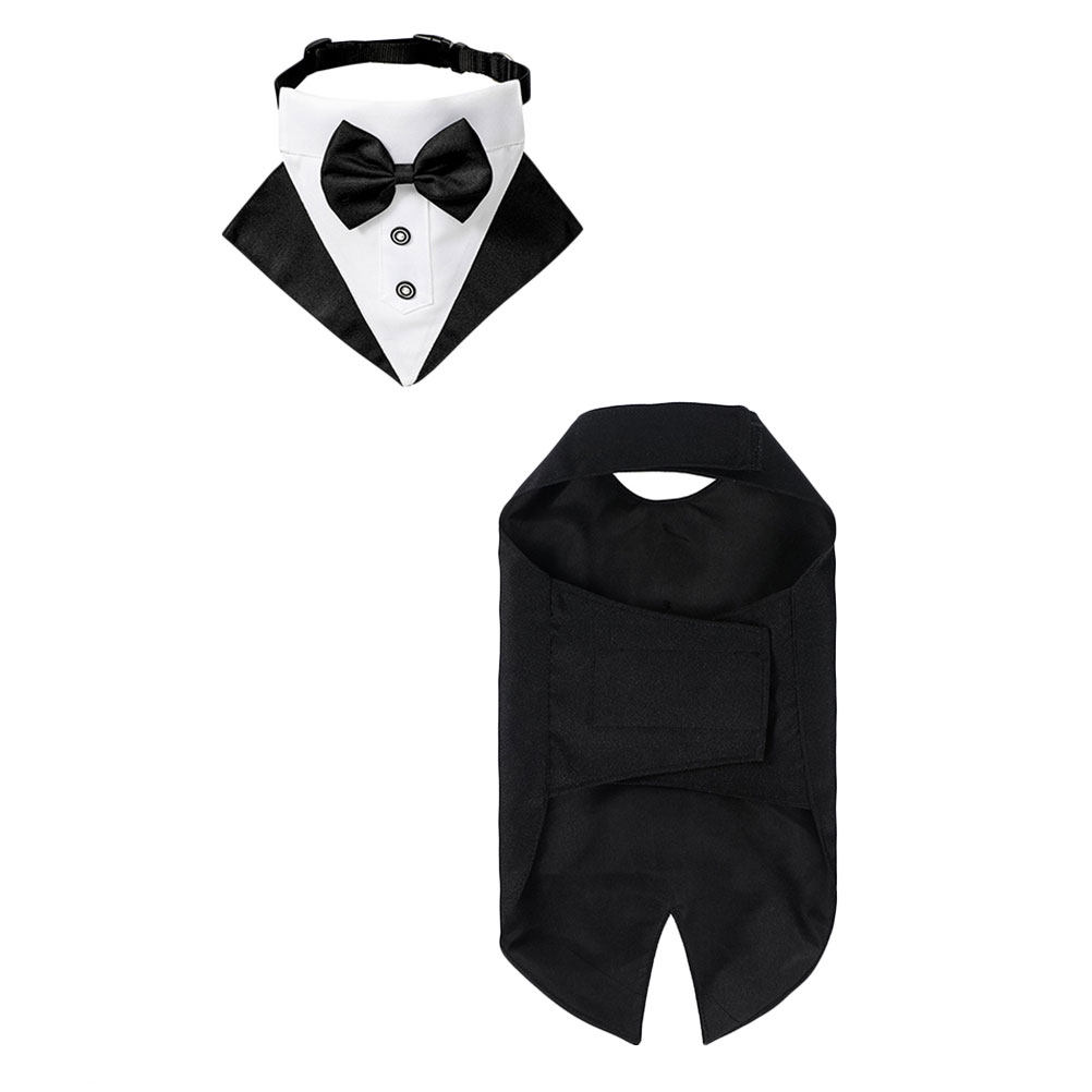 1 Set Dog Suit and Bandana Tux - Suitsupply Wedding Tuxedo reseña y precio
