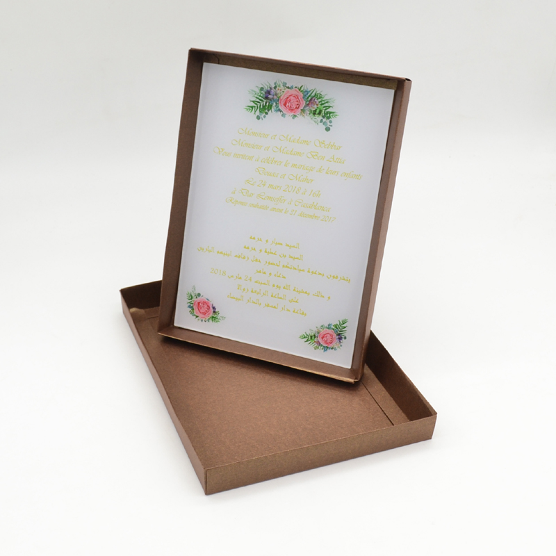 custom laser cut  wedding invi - Wedding Supply.Box reseña y precio