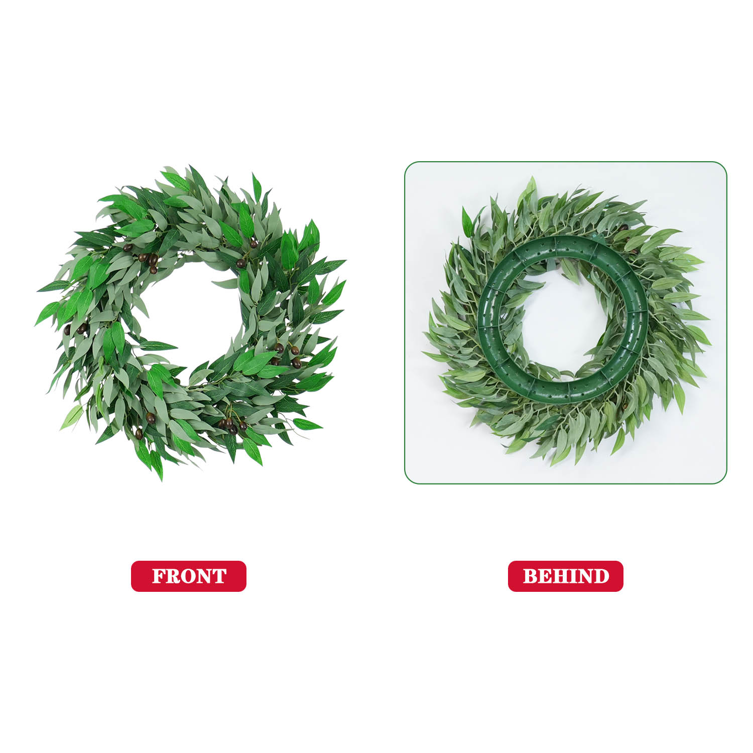 1PC Artificial Olive Leaf Spri - Wedding Ceremony Supply reseña y precio