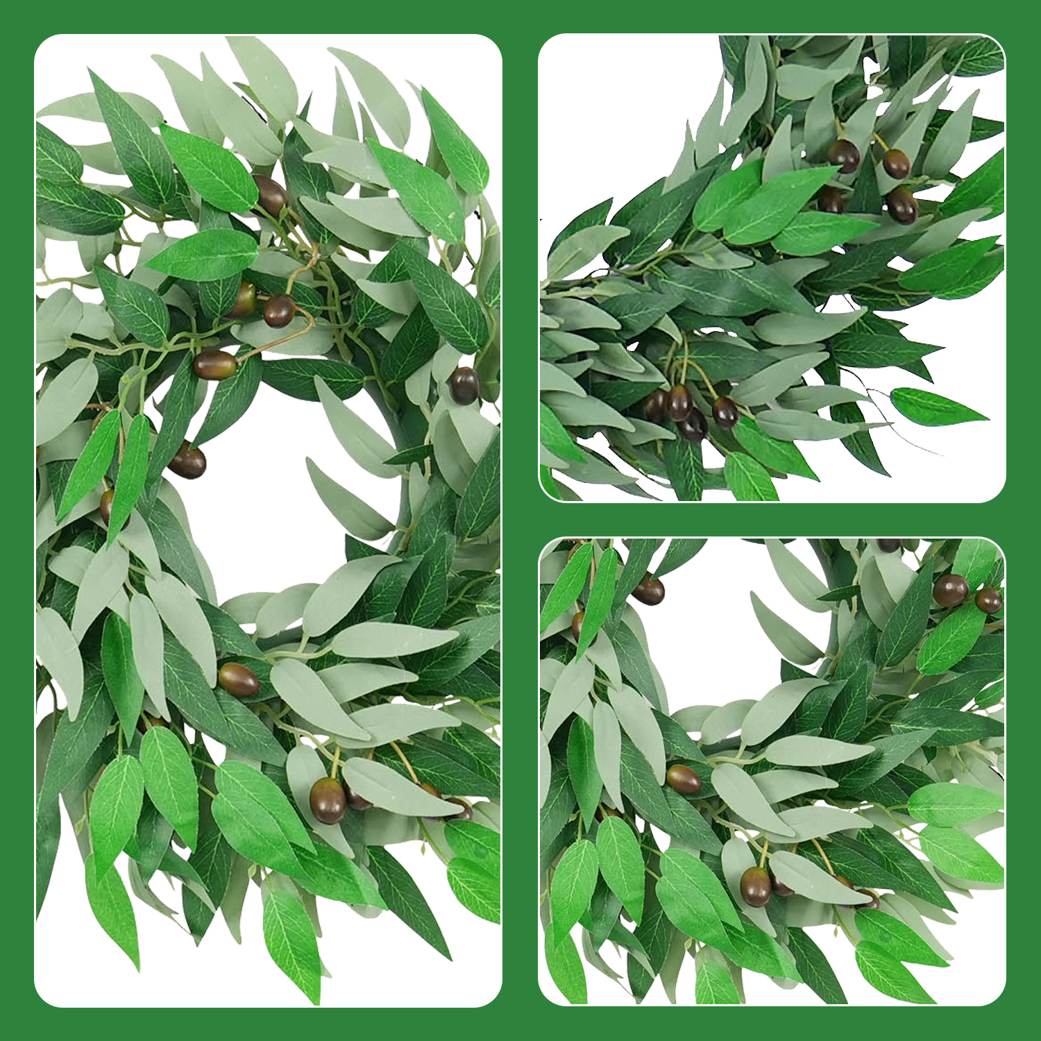 1PC Artificial Olive Leaf Spri - Wedding Ceremony Supply reseña y precio
