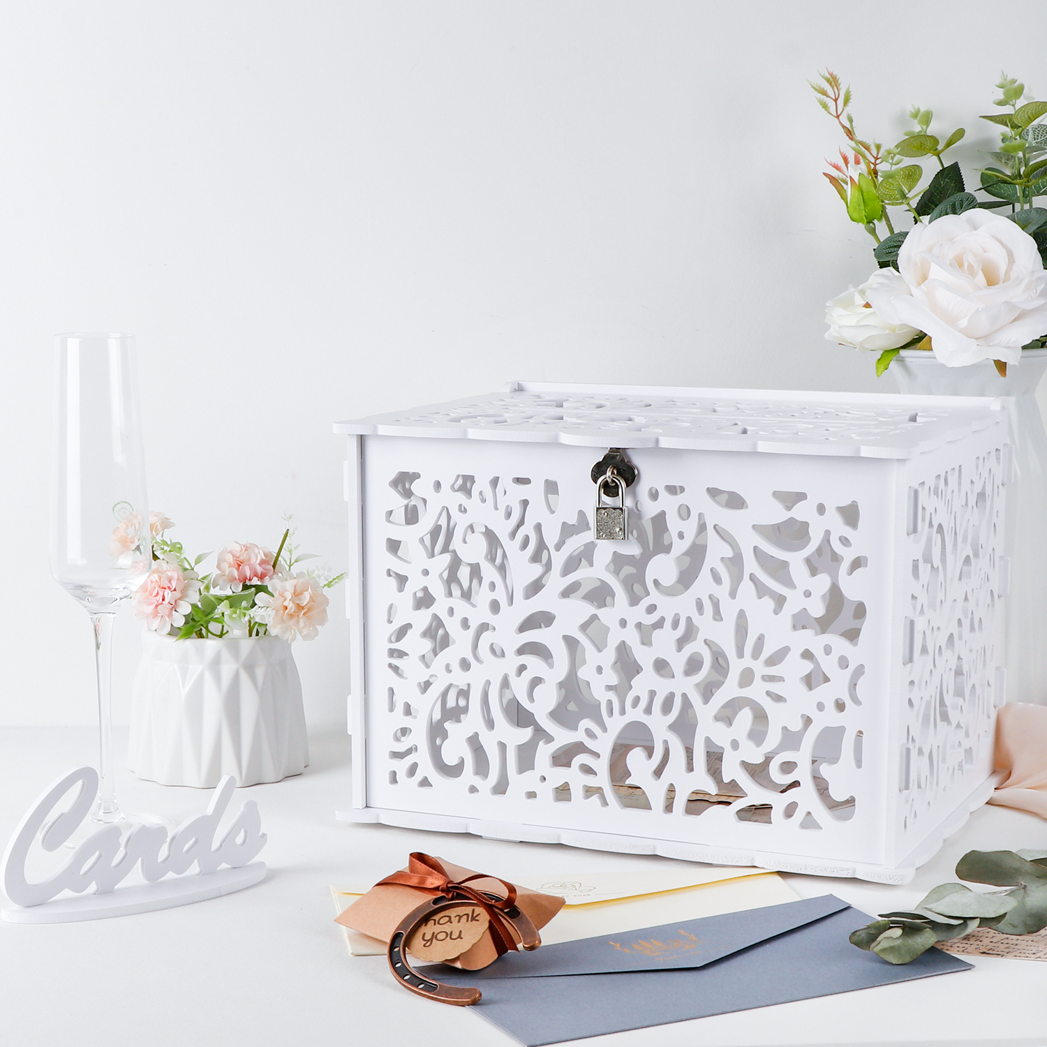Wedding Card Box Envelope Gift - Wedding Supply.Box reseña y precio