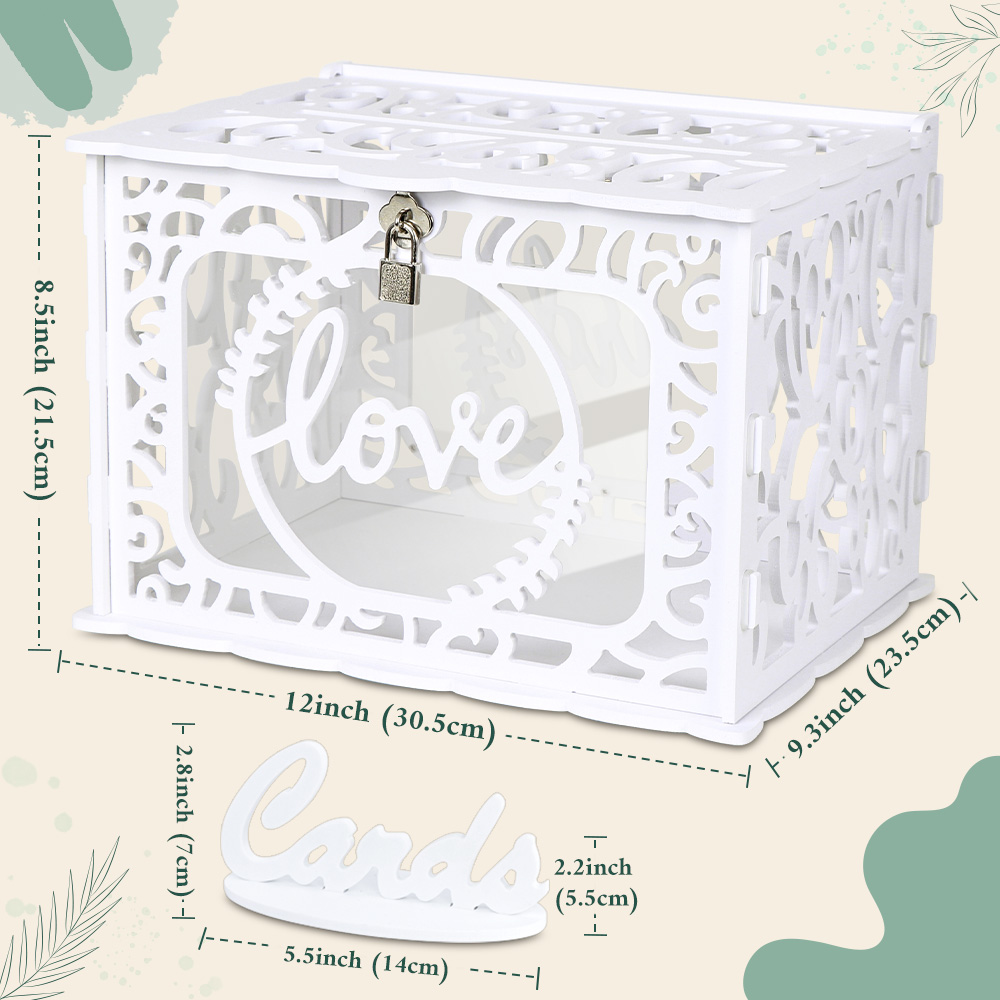 Wedding Card Box Envelope Gift - Wedding Supply.Box reseña y precio